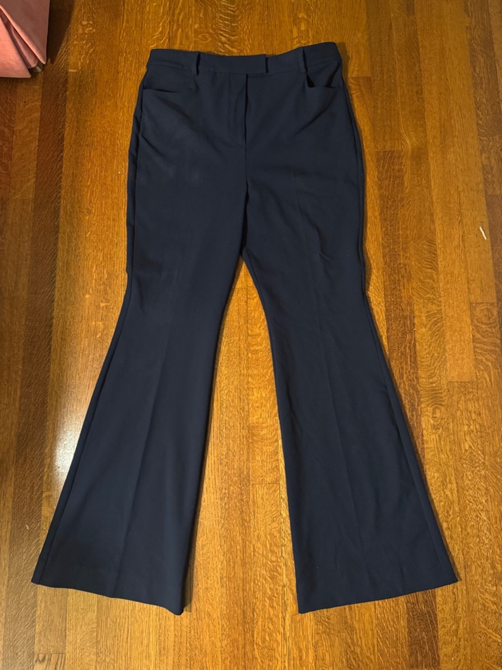 Boden Navy Flare-Leg Dress Pants